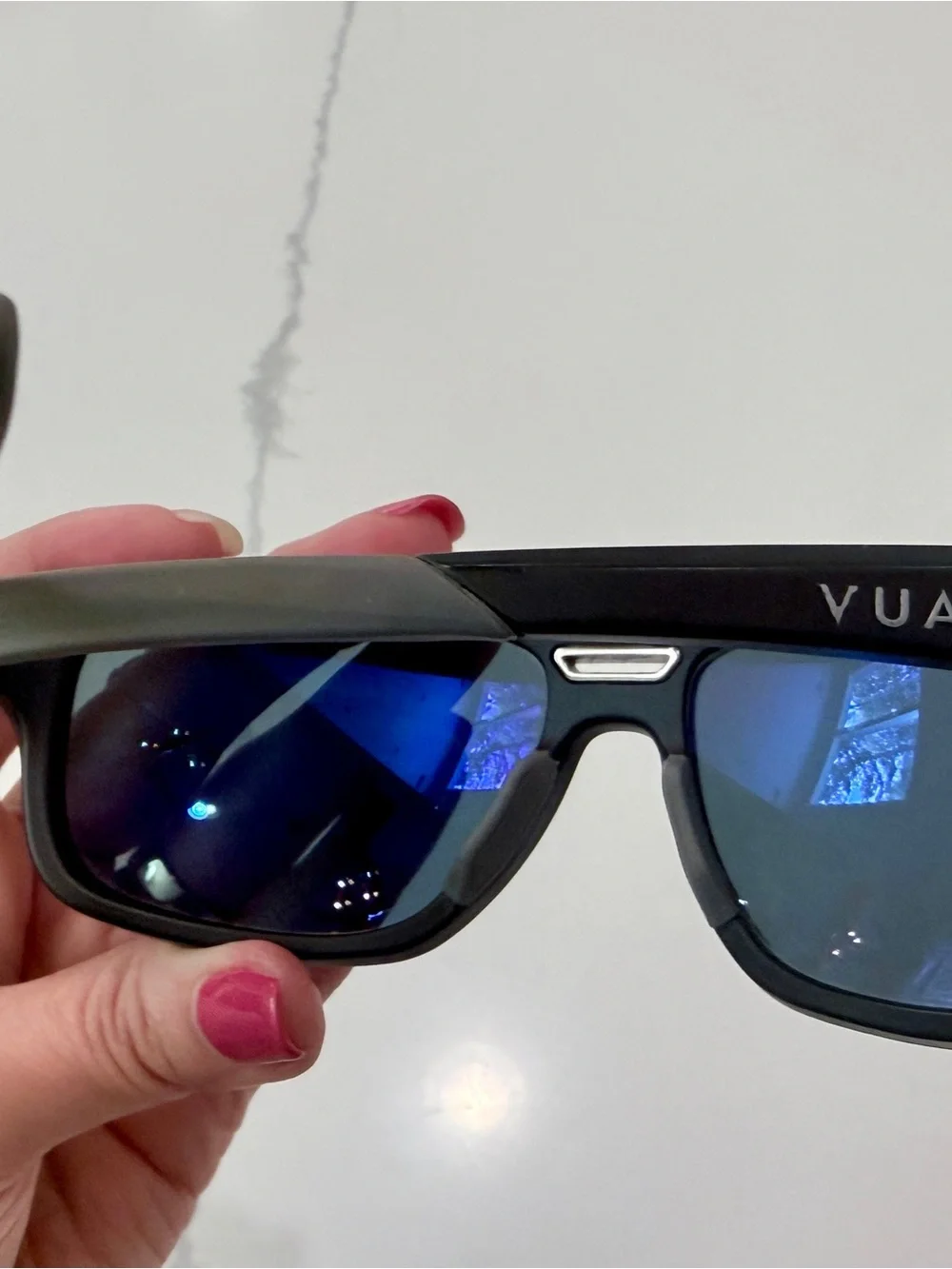 Vuarnet Black Sunglasses with White Case